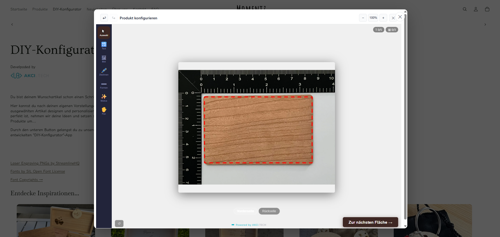 DIY-Konfigurator Screenshot 2